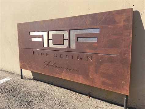 metal fabrication signs|custom made signs metal.